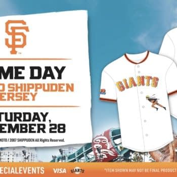 MLB Offers Naruto Shippuden San Francisco Giants Jersey on Anime Day